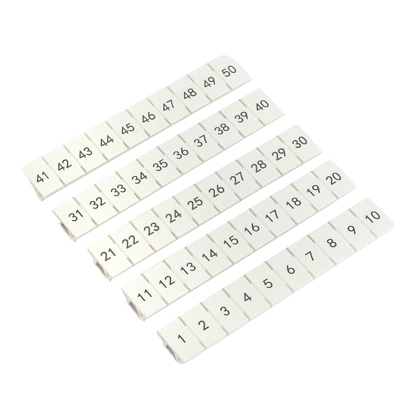 Маркировка для клемм 4 UT 1-50 (100 шт) scr-ut-mrk-4-1-50