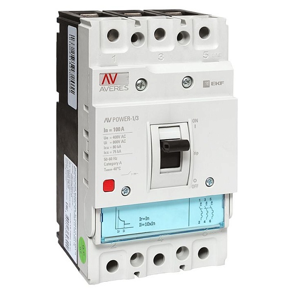 Выключатель автоматический в литом корпусе AV-POWER-1/3 100…