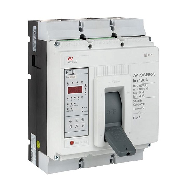 Выключатель автоматический в литом корпусе AV-POWER-5/3 160…
