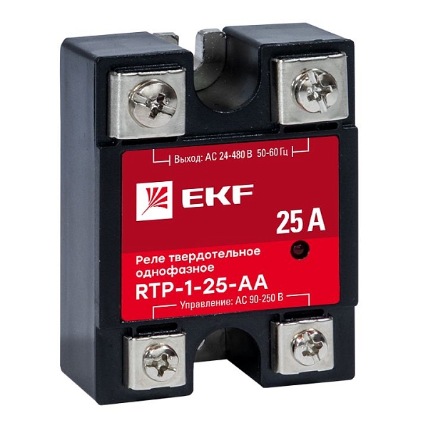 Реле твердотельное однофазное RTP-25-AA EKF PROxima rtp-1-2…
