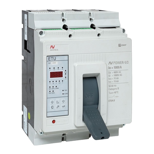 Выключатель автоматический в литом корпусе AV-POWER-5/3 100…