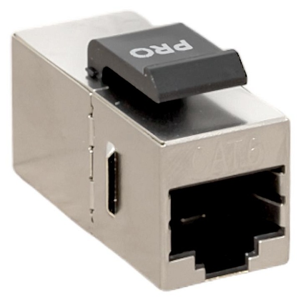 Адаптер проходной TERACOM PRO Cat.6 экранированный RJ45-RJ4…
