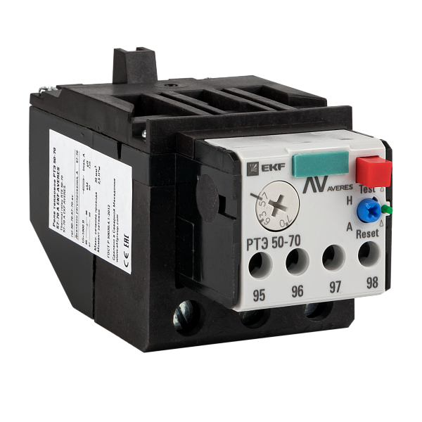 Реле тепловое РТЭ 50-70 16-25А EKF AVERES rel-50-70-16-25-av