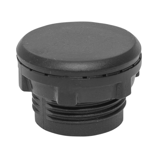 Заглушка черная для отверcтия 22мм EKF PROxima pb-22-black