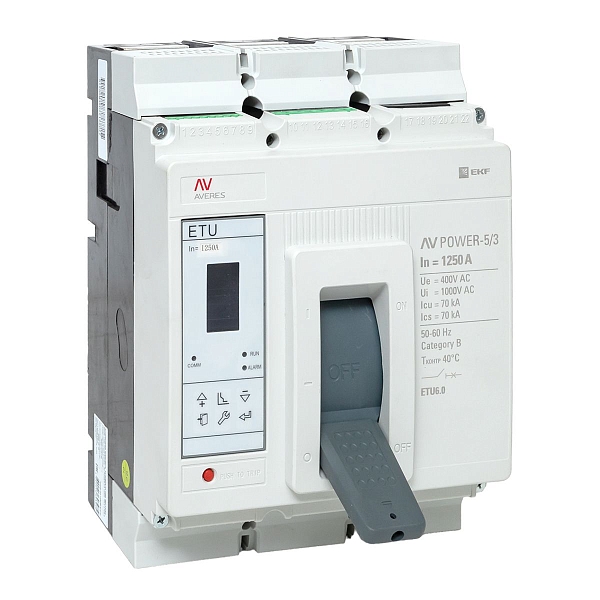 Выключатель автоматический в литом корпусе AV-POWER-5/3 125…