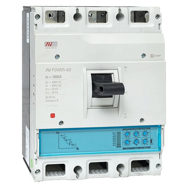Выключатель автоматический в литом корпусе AV-POWER-4/3 100…