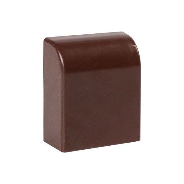 Заглушка (20x10) (4 шт) темное дерево EKF-Plast  ecd-20-10x4