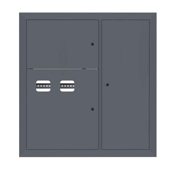 Щит этажный 2 кв. RAL7024 (1000x950x150) EKF PROxima mb29-v…