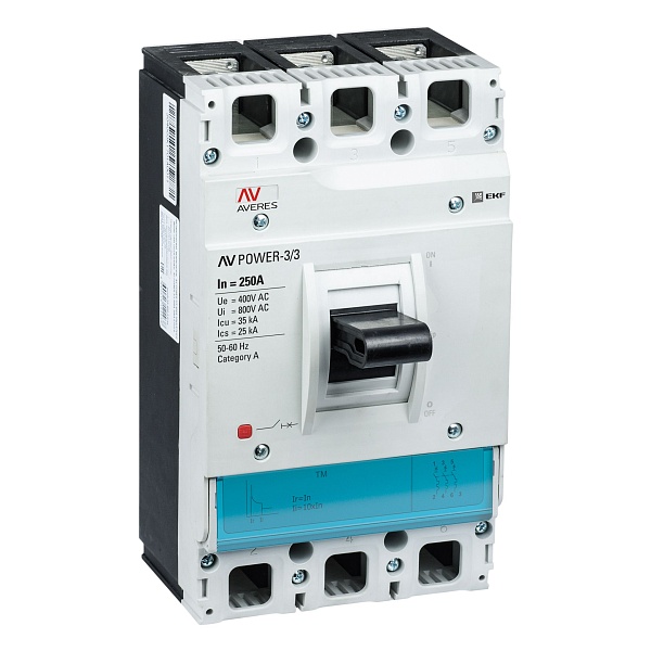 Автоматический выключатель AV POWER-3/3 250А 35kA TR EKF AV…