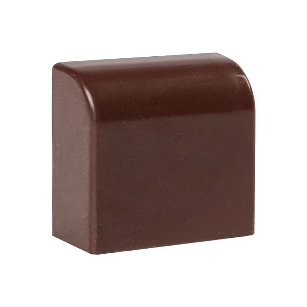 Заглушка (40x16) (4 шт) темное дерево EKF-Plast  ecd-40-16x4