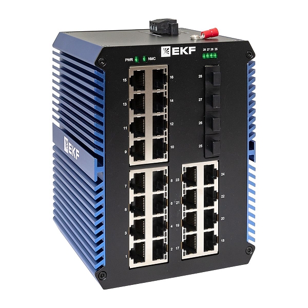 Промышленный неуправляемый коммутатор U-4GX/SFP-24GTP, 4 по…