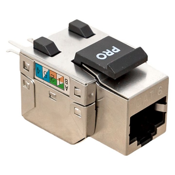 Модуль Keystone розеточный TERACOM PRO Cat.6 RJ-45 экраниро…