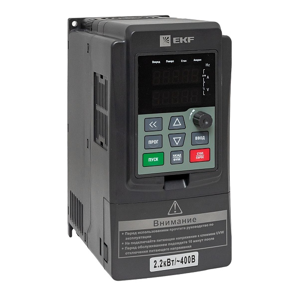 Преобразователь частоты 2,2/4кВт 3x400В VECTOR-100 EKF PROx…