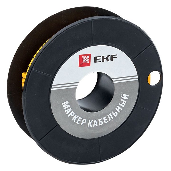 Маркер кабельный 4,0 мм2 "7" (500 шт.) (ЕС-2) EKF PROxima p…