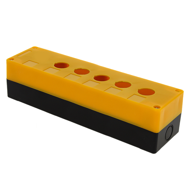 Корпус КП105 пластиковый 5 кнопок желтый EKF PROxima cpb-10…