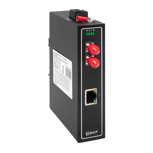 Медиаконвертер 10/100/1000Base-TX в 1000Base-X, разъем ST, …