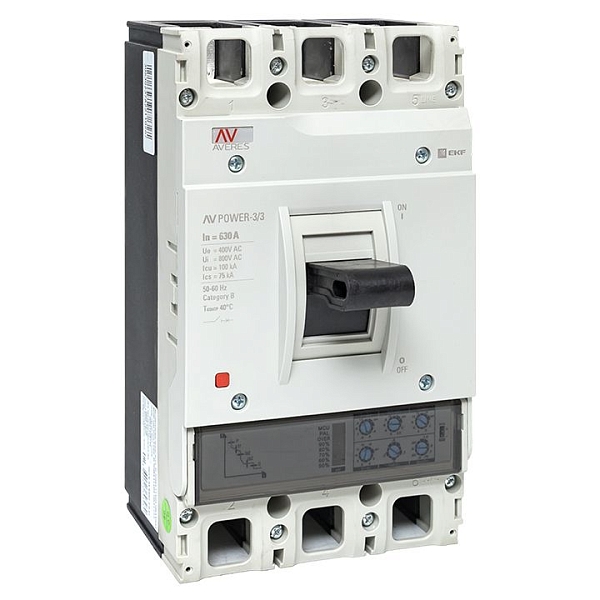 Выключатель автоматический в литом корпусе AV-POWER-3/3 630…