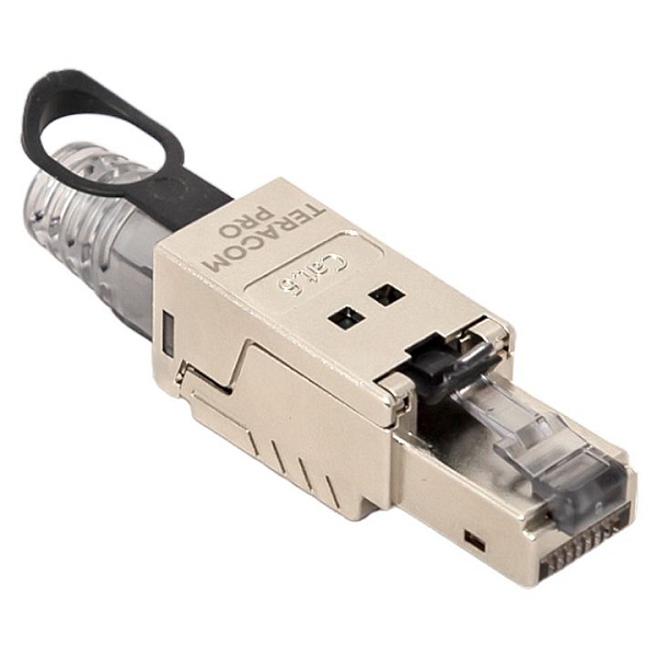 Коннектор TERACOM PRO полевой заделки RJ-45 (8P8C) экраниро…