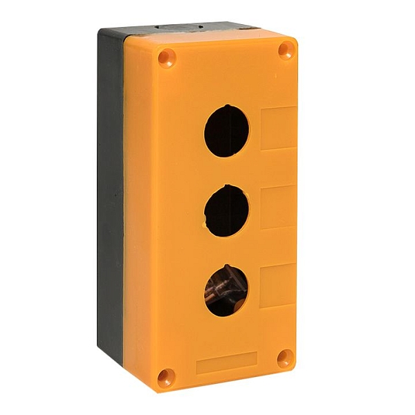 Корпус КП103 пластиковый 3 кнопки желтый EKF PROxima cpb-10…