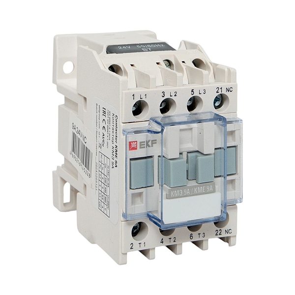 Контактор КМЭ малогабаритный 9А 24В 1NC EKF PROxima ctr-s-9…