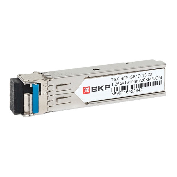 SFP модуль 1,25 Гбит одинарное одномодовое оптоволокно пере…