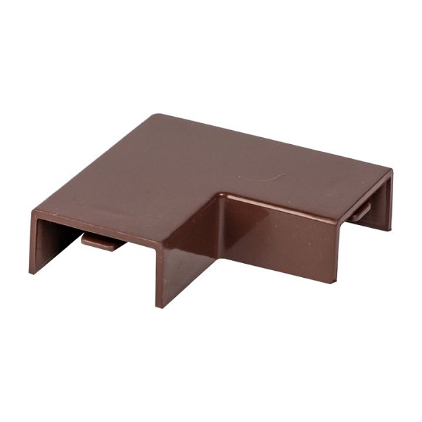 Поворот 90 гр. (20x10) (4 шт) темное дерево EKF-Plast  abd-…