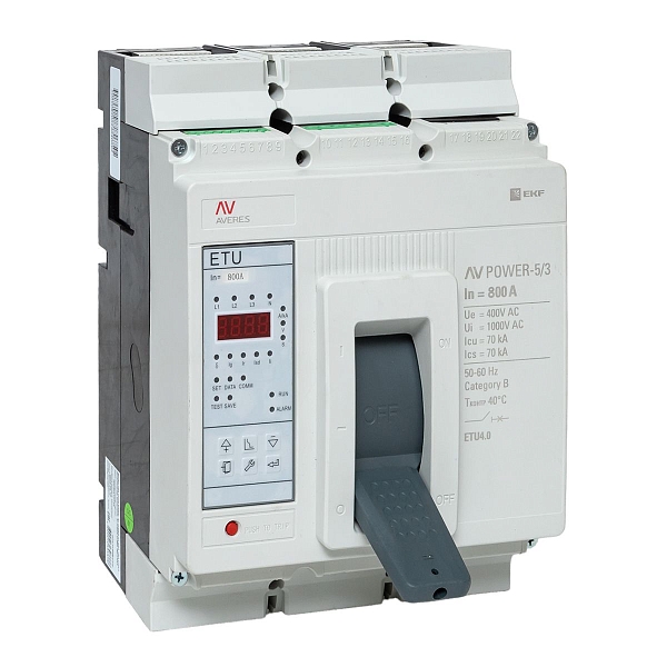 Выключатель автоматический в литом корпусе AV-POWER-5/3 800…