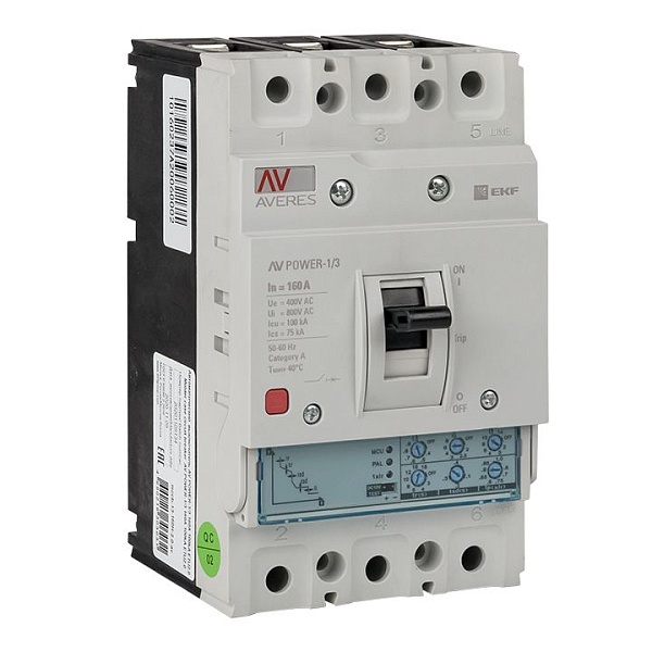 Выключатель автоматический в литом корпусе AV-POWER-1/3 160…