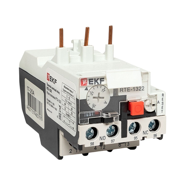 Реле тепловое РТЭ-1322 17-25А EKF PROxima rel-1322-17-25