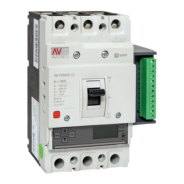 Выключатель автоматический в литом корпусе AV-POWER-1/3 160…
