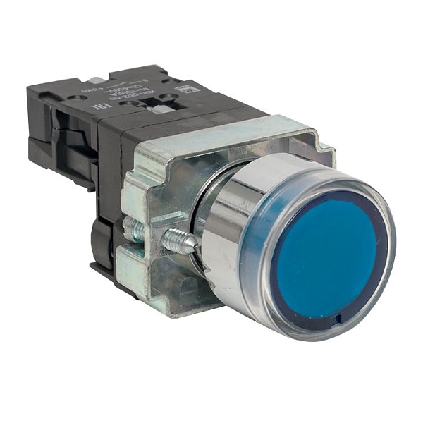 Кнопка BA61 с подсветкой 230В синяя NO EKF PROxima xb2-bw61…